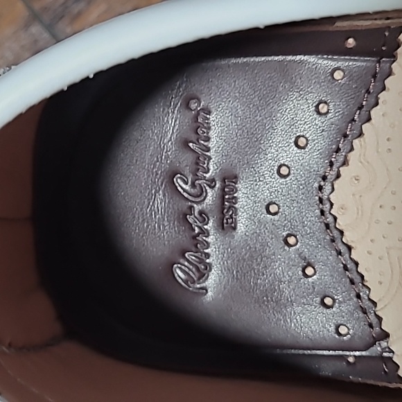 NWOT Robert Graham Thrill Skull Leather Driving Loafers size 9.5 main image 6